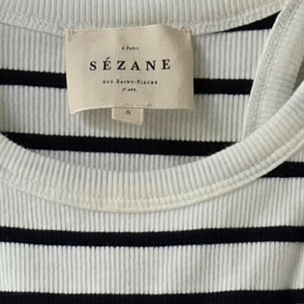 NWOT Sezane Marcelo tank top size S - Picture 2 of 4